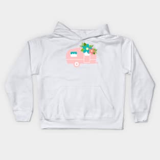 Floral Car Cute Kids Hoodie